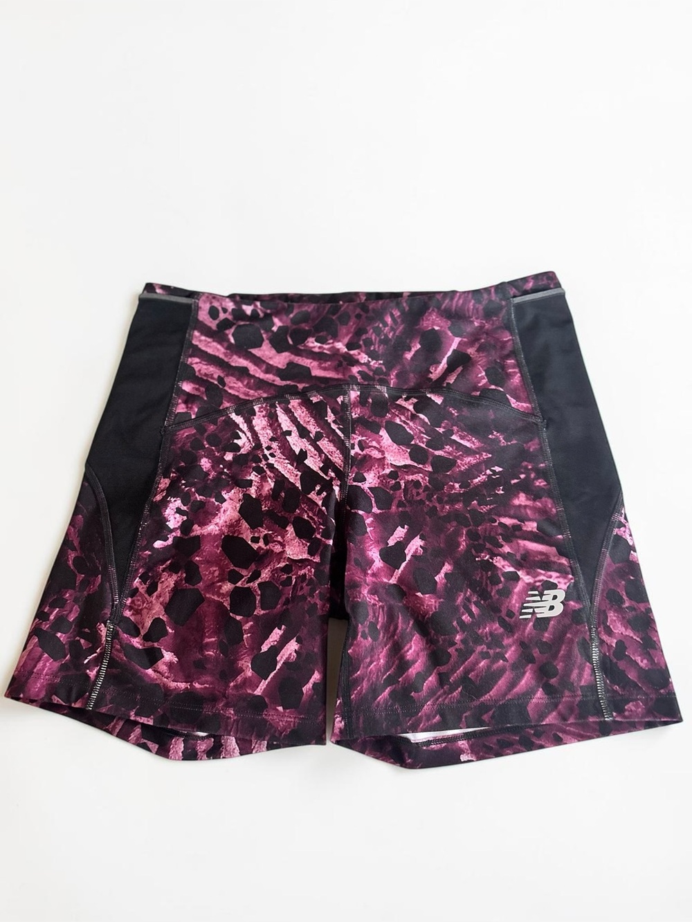 New Balance NB Dry Women's Running Shorts Purple Black Size L
